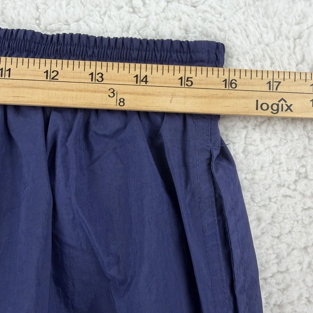 Vintage Adidas Track Pants‎ Mens Large Blue Woven Lined Zip Ankle Athletic